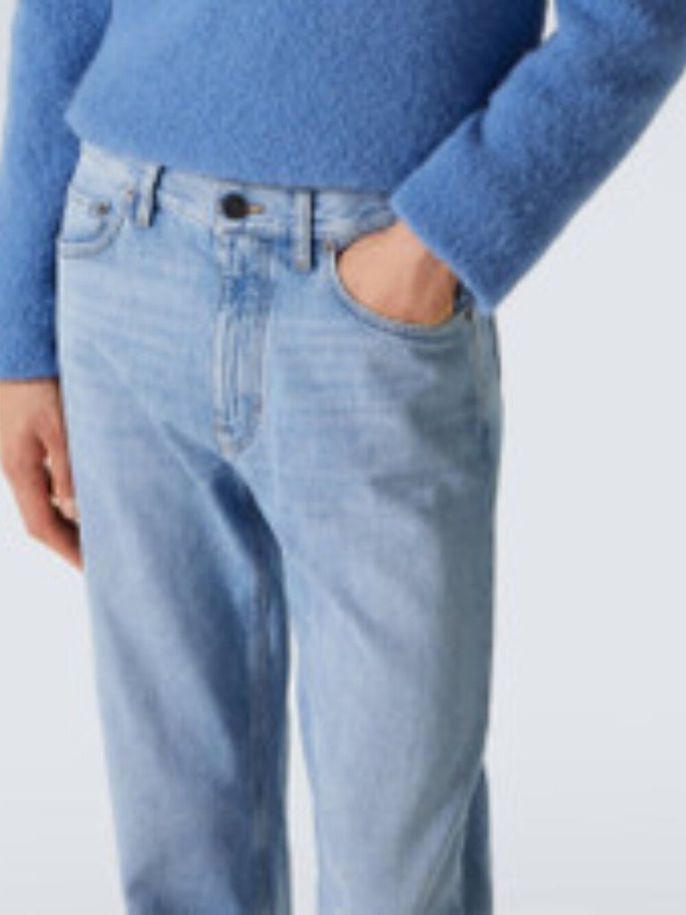 Zegna Roccia Light Wash Italian Denim Jeans Men's Size 36 Made in Italy - Picture 11 of 11